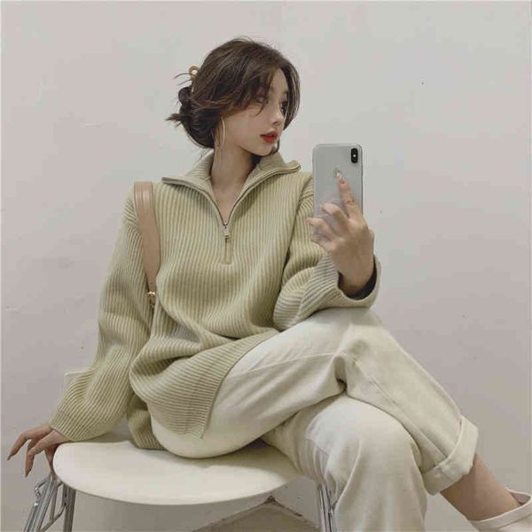sweaters High strike split mid-length nightgown for woman in the fall and winter d964, White;black
sweaters High strike split mid-length nightgown for woman in the fall and winter d964, White;black