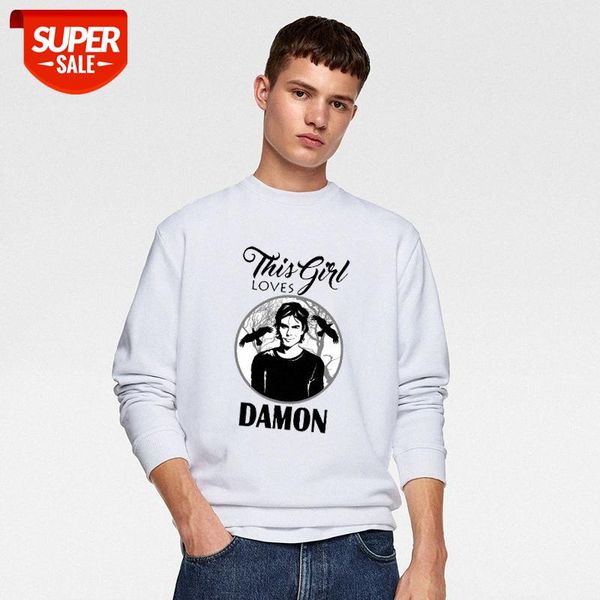 american tv series the vampire diaries printed fleece sweatshirt white crew neck jacket #3v8a, Black
american tv series the vampire diaries printed fleece sweatshirt white crew neck jacket #3v8a, Black