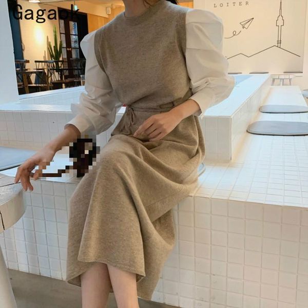 casual dresses gagaok office lady a-line patchwork women dress 2021 spring autumn o neck puff sleeve midi chic wild vestidos k3784, Black;gray
casual dresses gagaok office lady a-line patchwork women dress 2021 spring autumn o neck puff sleeve midi chic wild vestidos k3784, Black;gray
