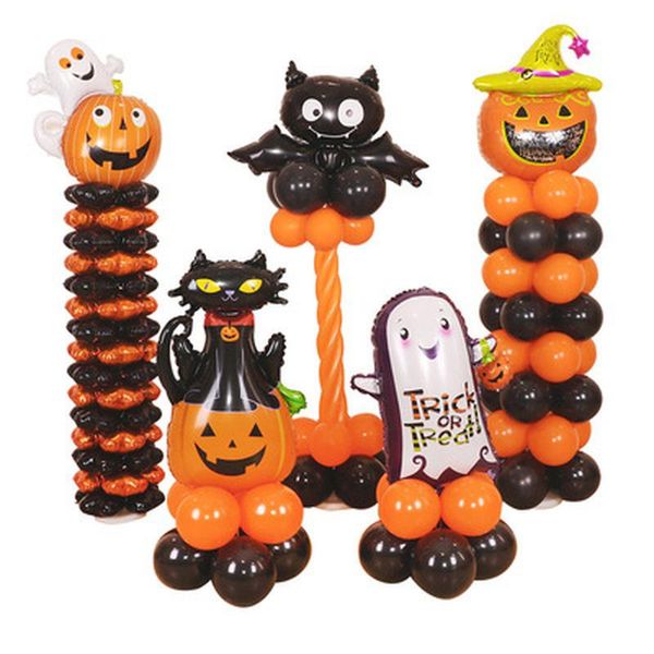 party decoration 10pcs/set halloween pumpkin ghost witch bat foil balloons set hallowmas black orange ballon supplies
party decoration 10pcs/set halloween pumpkin ghost witch bat foil balloons set hallowmas black orange ballon supplies