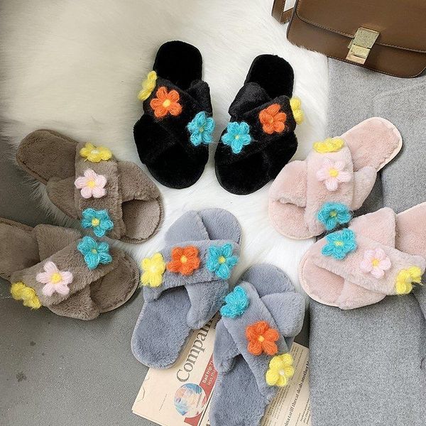 flower fur slides women slippers flat home woman winter shoes warm soft slip on cross tie female plus size, Black
flower fur slides women slippers flat home woman winter shoes warm soft slip on cross tie female plus size, Black