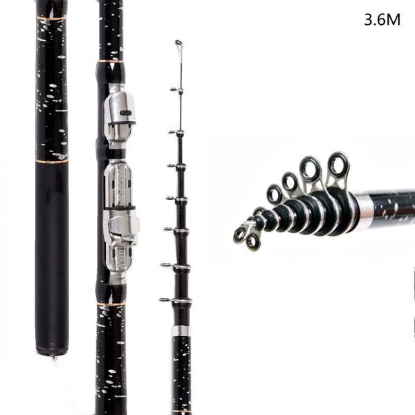 3.6m rock carp fishing rod convenient to carry around 11 section ultra short carbon fiber surf spinning pole boat rods
3.6m rock carp fishing rod convenient to carry around 11 section ultra short carbon fiber surf spinning pole boat rods