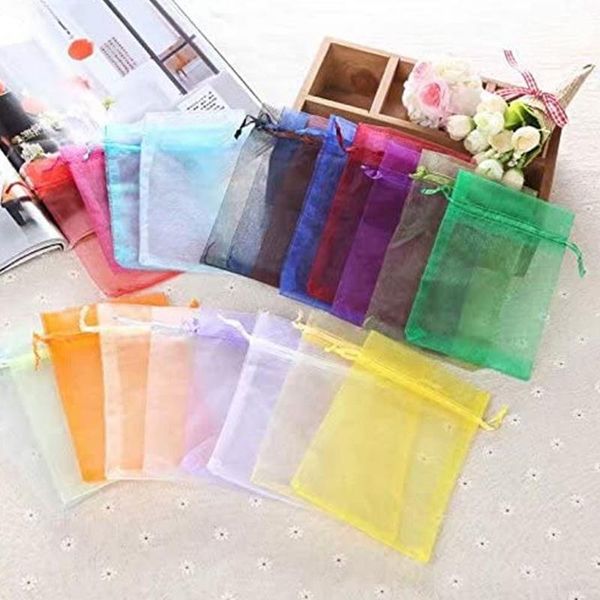 100pcs organza gift bags jewelry packaging wedding party decoration drawable display & pouches mix color wrap
100pcs organza gift bags jewelry packaging wedding party decoration drawable display & pouches mix color wrap