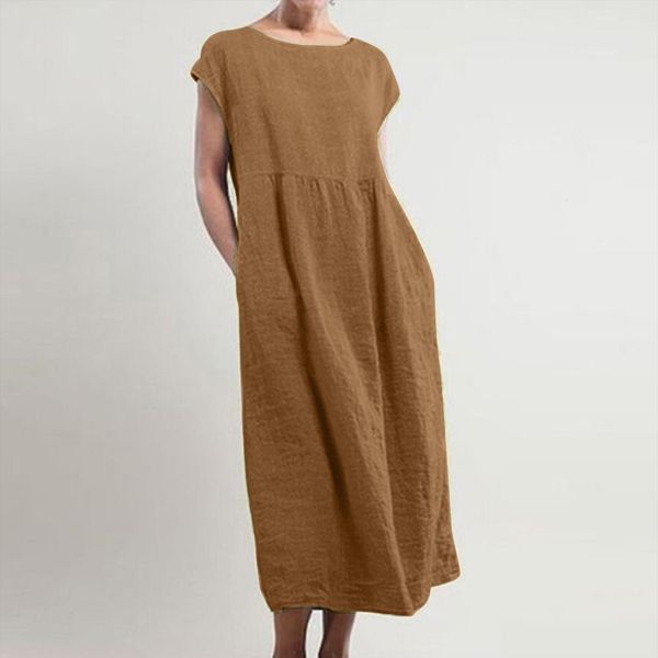 casual solid cotton and women dresses hemp fashion pocket o neck maxi vestidos de mulher tamanhos grandes femme, Black;gray
casual solid cotton and women dresses hemp fashion pocket o neck maxi vestidos de mulher tamanhos grandes femme, Black;gray