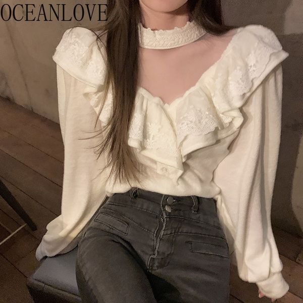 ruffles woman blouse solid spring blusas mujer korean fashion shirts elegant clothing ins 19635 210415, White
ruffles woman blouse solid spring blusas mujer korean fashion shirts elegant clothing ins 19635 210415, White