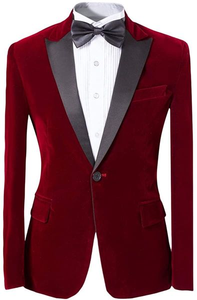 men's suits & blazers tailor-made fashion wedding suit for men burgundy velveteen slim fit 2 piece custom made formal man party tuxedo, White;black
men's suits & blazers tailor-made fashion wedding suit for men burgundy velveteen slim fit 2 piece custom made formal man party tuxedo, White;black