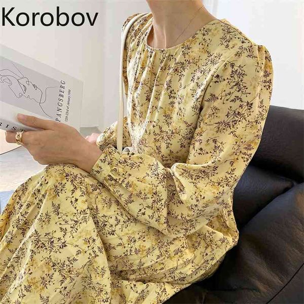korobov vintage flower print women dress summer new chic office lady chiffon dresses spring o neck high waist robe femme 210430, Black;gray
korobov vintage flower print women dress summer new chic office lady chiffon dresses spring o neck high waist robe femme 210430, Black;gray