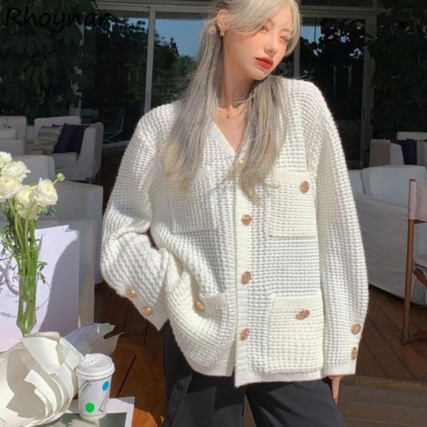 women's knits & tees cardigan women autumn pockets warm vintage solid french style knitted loose v-neck retro plus size fashion ladies, White
women's knits & tees cardigan women autumn pockets warm vintage solid french style knitted loose v-neck retro plus size fashion ladies, White