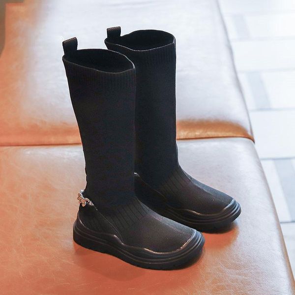 boots fall fashio girls long boot kids knee high socks casual motorcycle children' shoes for girl, Black;grey
boots fall fashio girls long boot kids knee high socks casual motorcycle children' shoes for girl, Black;grey