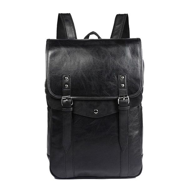 backpack 2021 men pu leather bagpack large lapbackpacks male mochilas casual schoolbag for teenagers brown black
backpack 2021 men pu leather bagpack large lapbackpacks male mochilas casual schoolbag for teenagers brown black