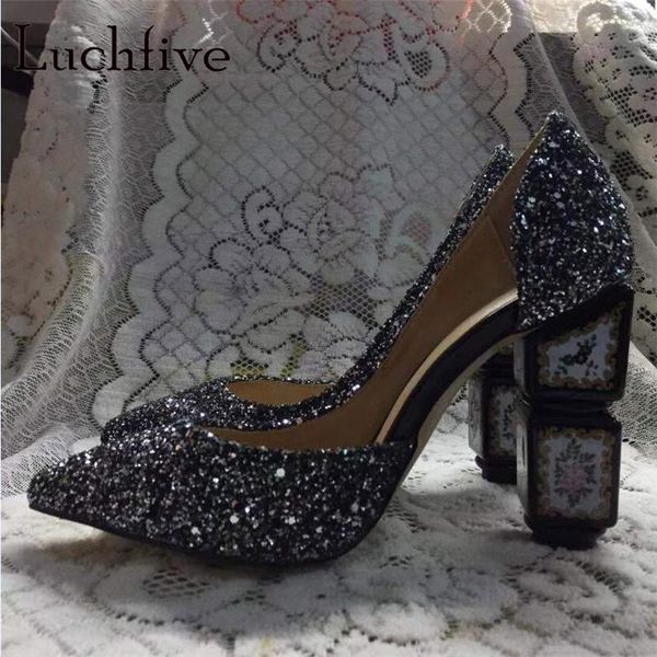 sequins printed strange high heels women pumps pointy toe slip on shoes woman silver black glitter runaway zapatos mujer dress
sequins printed strange high heels women pumps pointy toe slip on shoes woman silver black glitter runaway zapatos mujer dress