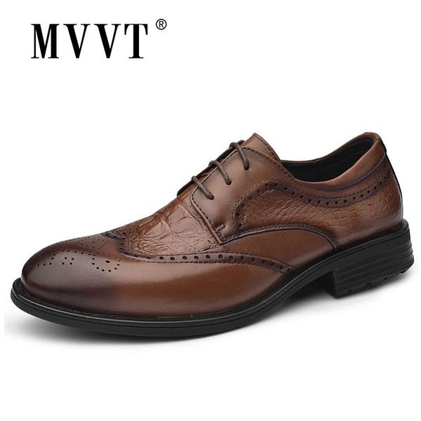 cow leather men dress shoes business oxfords genuine lace-up formal fashion crocodile pattern, Black
cow leather men dress shoes business oxfords genuine lace-up formal fashion crocodile pattern, Black