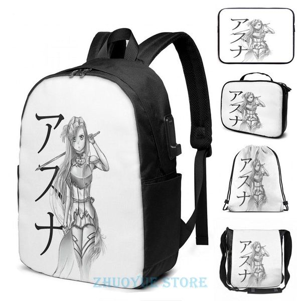 backpack funny graphic print yuuki asuna usb charge men school bags women bag travel laptop
backpack funny graphic print yuuki asuna usb charge men school bags women bag travel laptop