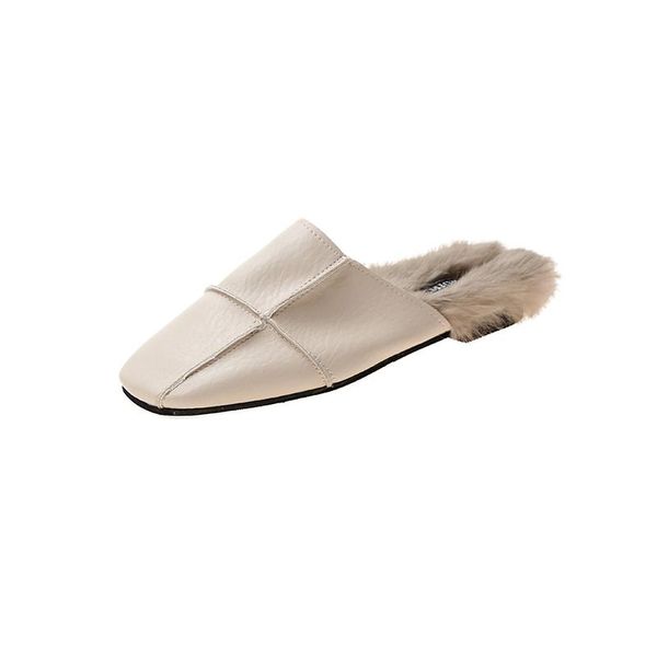 woman shoes winter warm fur mules women slippers women's furry square toe flat slides, Black
woman shoes winter warm fur mules women slippers women's furry square toe flat slides, Black