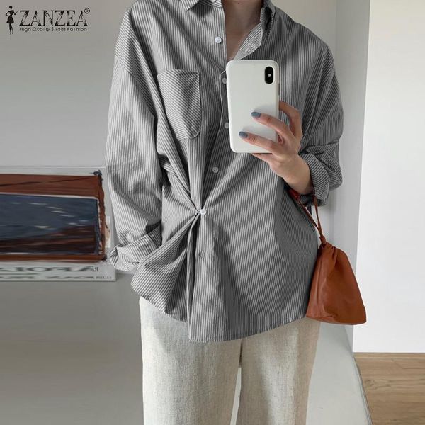women's blouses & shirts women stylish stripe printed fashion ol work blouse 2022 lace-up blusas mujer holiday lapel button down, White
women's blouses & shirts women stylish stripe printed fashion ol work blouse 2022 lace-up blusas mujer holiday lapel button down, White