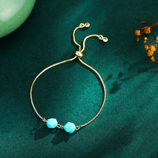 link, chain plumiss geometric 2 amazonite beads bracelet for women natural stone charm adjustable ladies gift jewelry drop, Black
link, chain plumiss geometric 2 amazonite beads bracelet for women natural stone charm adjustable ladies gift jewelry drop, Black