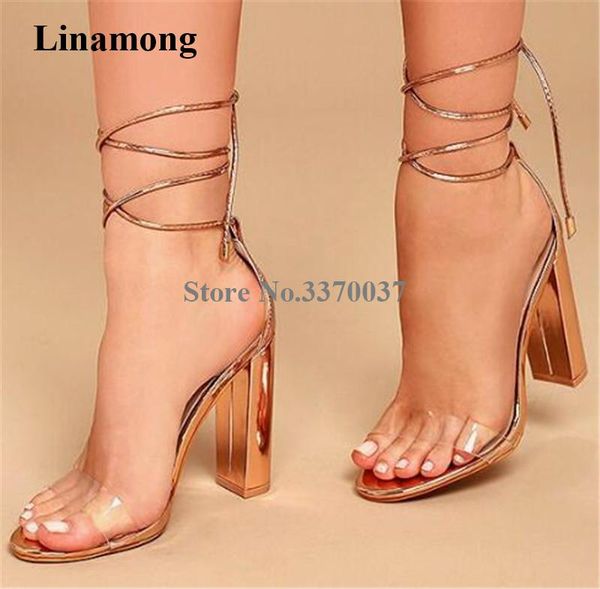 women charming fashion open toe one pvc strap chunky heel sandals gold blue ankle cross thick high heels, Black
women charming fashion open toe one pvc strap chunky heel sandals gold blue ankle cross thick high heels, Black