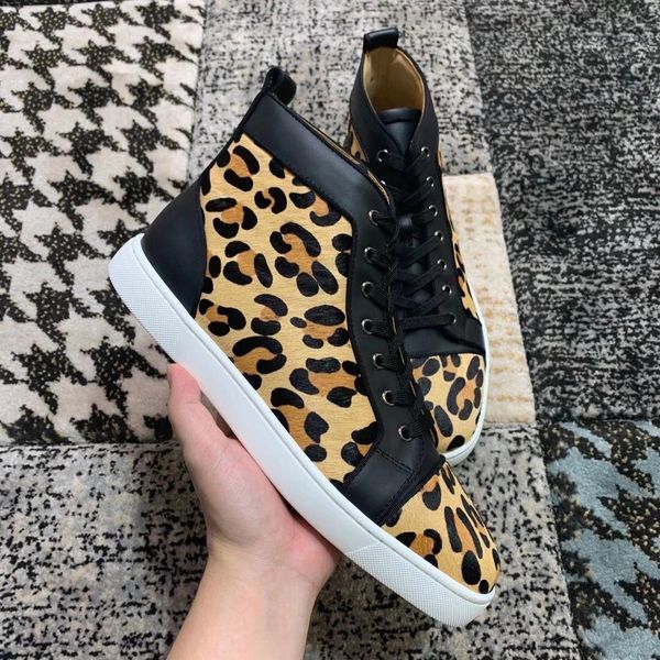 new fashion leopard print high sneakers round toe casual shoes luxury men's casual walking formal wear shoelace box, Black
new fashion leopard print high sneakers round toe casual shoes luxury men's casual walking formal wear shoelace box, Black