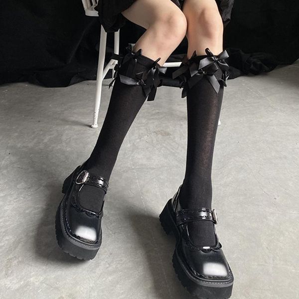 socks & hosiery women lolita knee high kawaii sweet satin bowknot black white stockings axyd
socks & hosiery women lolita knee high kawaii sweet satin bowknot black white stockings axyd