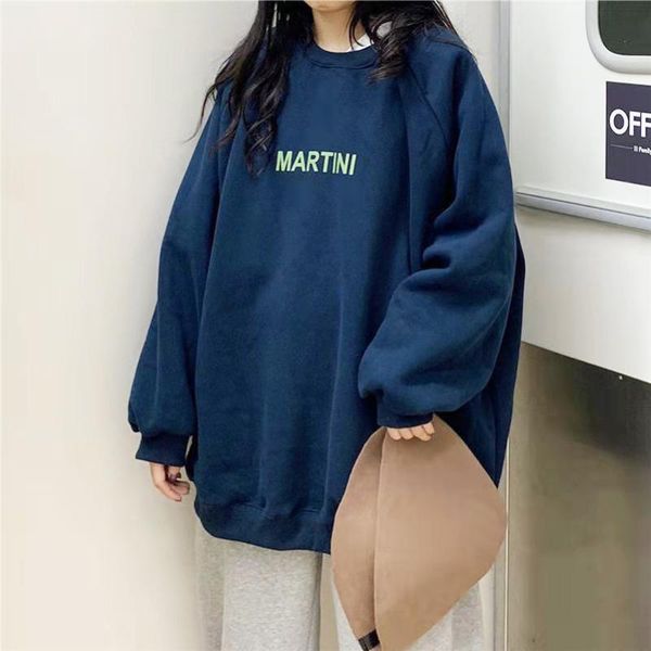 women's hoodies & sweatshirts hoodie loose letter simple couple oversized sweatshirt round neck thickening soft autumn basic clothing, Black
women's hoodies & sweatshirts hoodie loose letter simple couple oversized sweatshirt round neck thickening soft autumn basic clothing, Black