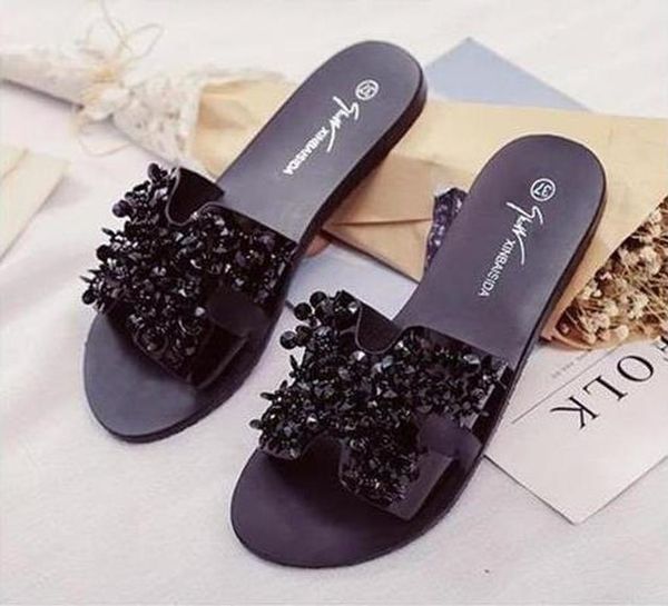 slippers summer casual women's fashion simple trend open-toed outdoor wild rhinestone decoration elegant 2021, Black
slippers summer casual women's fashion simple trend open-toed outdoor wild rhinestone decoration elegant 2021, Black