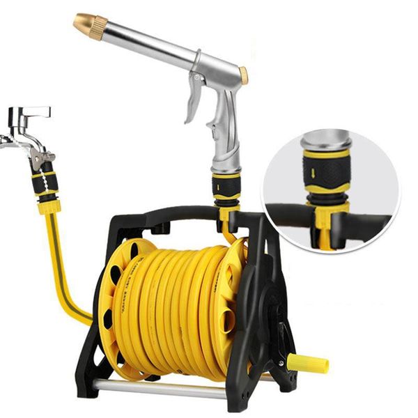 watering equipments garden car wash water gun set spray hose reel trolley including 30m fold-out twist handle and adapters
watering equipments garden car wash water gun set spray hose reel trolley including 30m fold-out twist handle and adapters