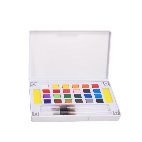 gift sets 24 colors solid watercolor paint painting tools brush set suitable for beginners portable children hand-
gift sets 24 colors solid watercolor paint painting tools brush set suitable for beginners portable children hand-