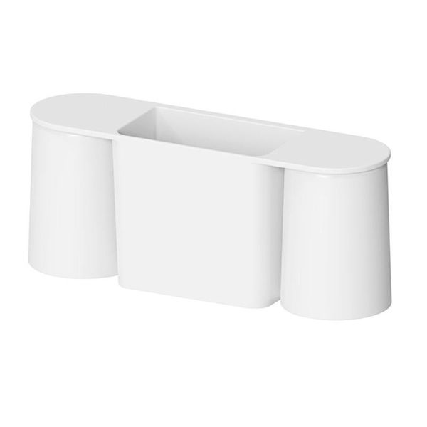 1pc punch wall mount toothbrush holder household rack (white) bath accessory set
1pc punch wall mount toothbrush holder household rack (white) bath accessory set