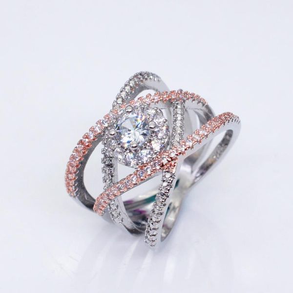 wedding rings ring with rhinestone plated rose gold color separations for women 2021 creative luxury crossover design jewelry wholesale, Slivery;golden
wedding rings ring with rhinestone plated rose gold color separations for women 2021 creative luxury crossover design jewelry wholesale, Slivery;golden