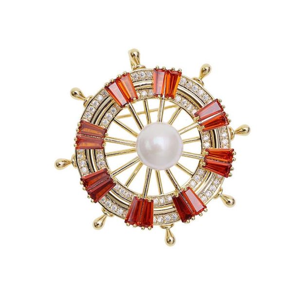 pins, brooches donia jewelry can be rotated zircon brooch naval style fashion anchor rudder men and women high-grade hood scarf coat, Gray
pins, brooches donia jewelry can be rotated zircon brooch naval style fashion anchor rudder men and women high-grade hood scarf coat, Gray