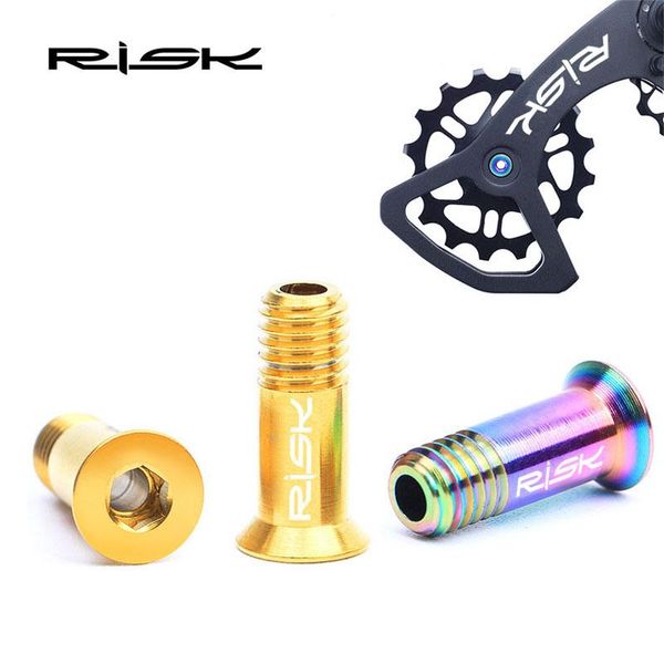 bike derailleurs risk 2pcs m5*14.2 bicycle guide wheel bolts hollow titanium alloy rear derailleur fixed screws cycling jockey bolt
bike derailleurs risk 2pcs m5*14.2 bicycle guide wheel bolts hollow titanium alloy rear derailleur fixed screws cycling jockey bolt