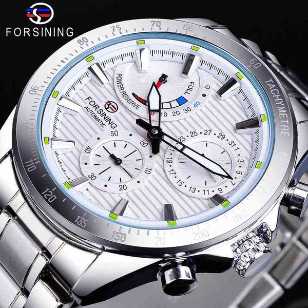 design refining reserve 2021 power date automatic watch white waterproof mechanical rustless steel band lighting clock, Slivery;brown
design refining reserve 2021 power date automatic watch white waterproof mechanical rustless steel band lighting clock, Slivery;brown