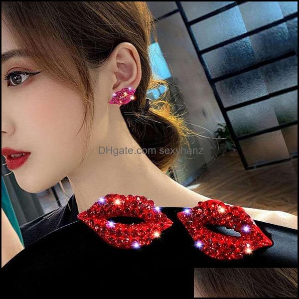 stud earrings jewelry s2544 fashion red lips nightclub rhinstone lip drop delivery 2021 0vnta, Golden;silver
stud earrings jewelry s2544 fashion red lips nightclub rhinstone lip drop delivery 2021 0vnta, Golden;silver
