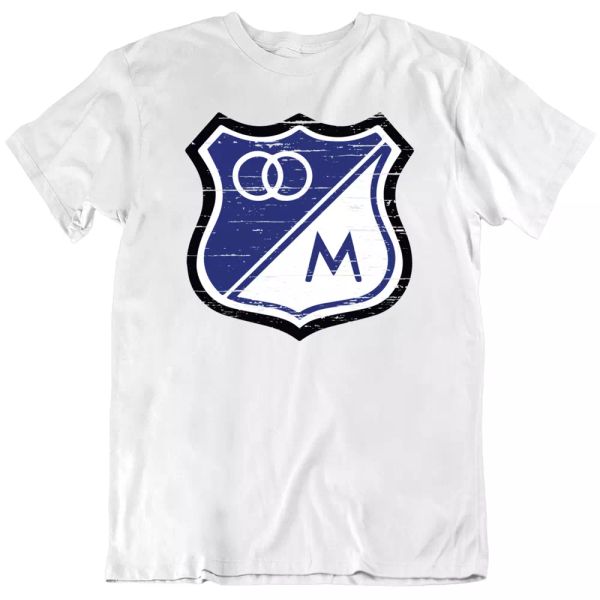 football club logo tee millonarios f.c. sports 80's team men's t shirt new, White;black
football club logo tee millonarios f.c. sports 80's team men's t shirt new, White;black
