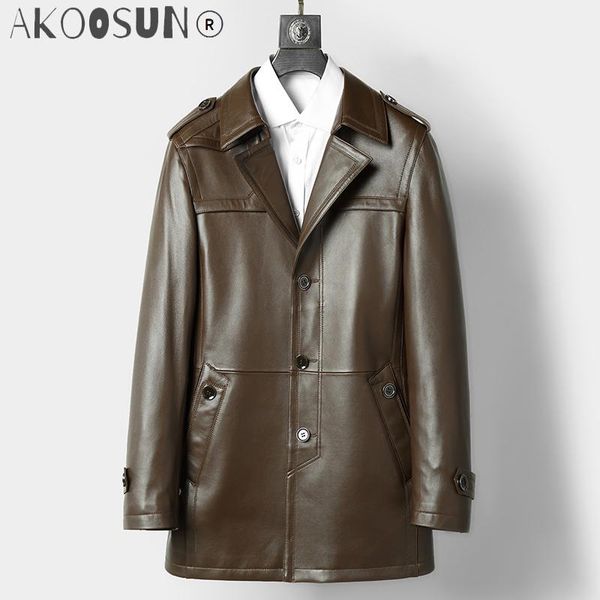 men's leather & faux jacket spring autumn genuine jackets men 100% real sheepskin coat blazer slim veste cuir homme c-01-5080, Black
men's leather & faux jacket spring autumn genuine jackets men 100% real sheepskin coat blazer slim veste cuir homme c-01-5080, Black