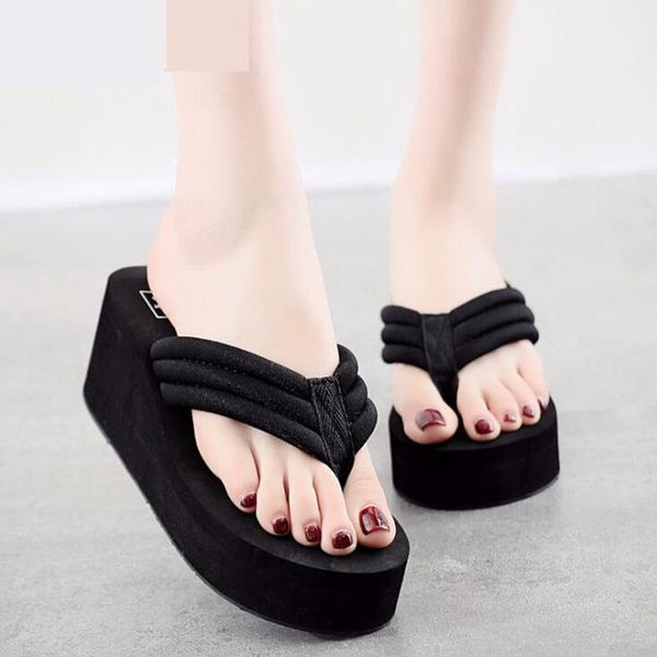 slippers 2021 summer sandals women t-strap flip flops thong beach designer elastic wedge heels ladies gladiator sandal shoes, Black
slippers 2021 summer sandals women t-strap flip flops thong beach designer elastic wedge heels ladies gladiator sandal shoes, Black