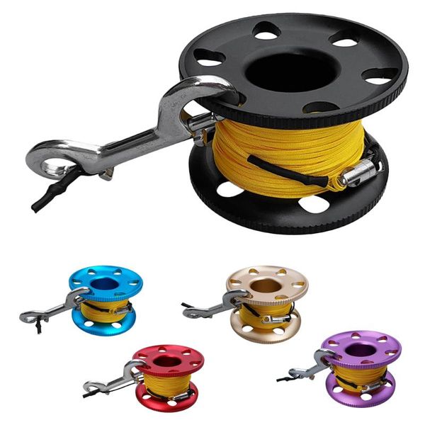 pool & accessories alloy scuba diving finger spool reel with yellow line double ended hooks 20m/30m/50m
pool & accessories alloy scuba diving finger spool reel with yellow line double ended hooks 20m/30m/50m