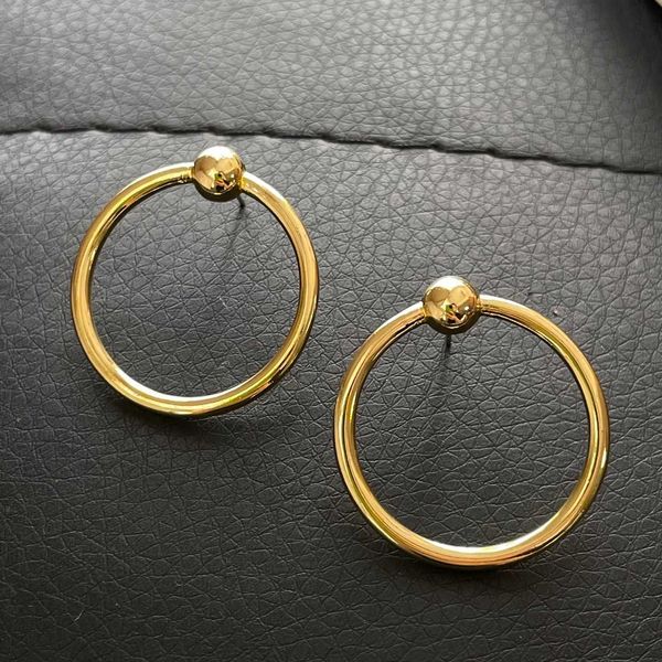 149 large circle earrings female temperament goddess fan atmosphere round face thin earrings niche design earrings e14-7, Silver
149 large circle earrings female temperament goddess fan atmosphere round face thin earrings niche design earrings e14-7, Silver