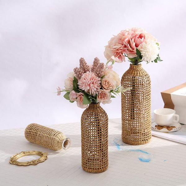 vases 1pc simple style straw weaving glass tablevase diy home living room ornaments flower arrangement decor
vases 1pc simple style straw weaving glass tablevase diy home living room ornaments flower arrangement decor