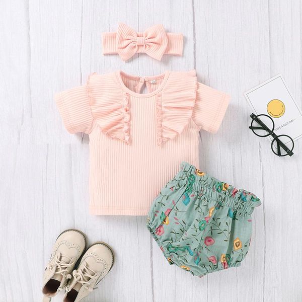 clothing sets born infant baby girls floral ruffle t shirt shorts outfits set 0-18m ruffles romper jumpsuit clothes #26, White
clothing sets born infant baby girls floral ruffle t shirt shorts outfits set 0-18m ruffles romper jumpsuit clothes #26, White