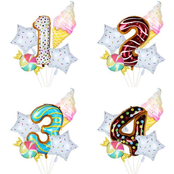party decoration 5pcs a pack candy donut ice cream ballon 40 inch number balloons birthday decor kids boy girl age foil digital globos 1st
party decoration 5pcs a pack candy donut ice cream ballon 40 inch number balloons birthday decor kids boy girl age foil digital globos 1st