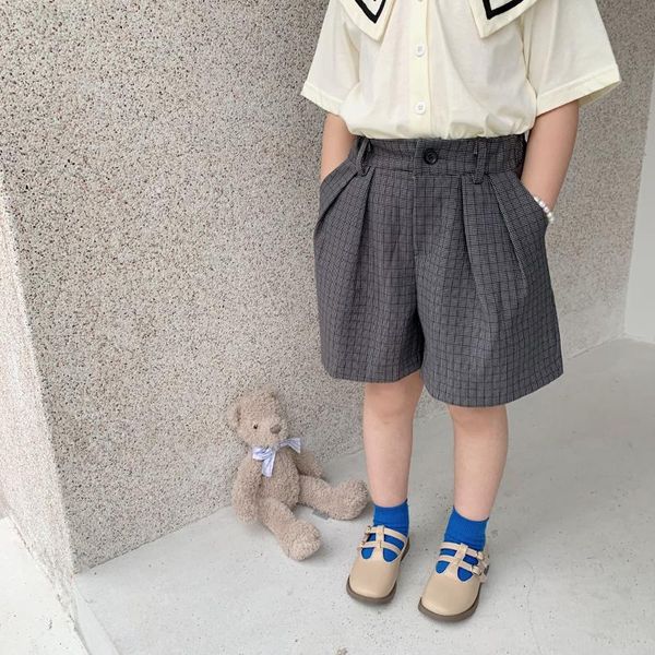 shorts mila chou 2021 summer boys girl's suit plaid children's korean style pants kids all-match 2-8y, Black
shorts mila chou 2021 summer boys girl's suit plaid children's korean style pants kids all-match 2-8y, Black