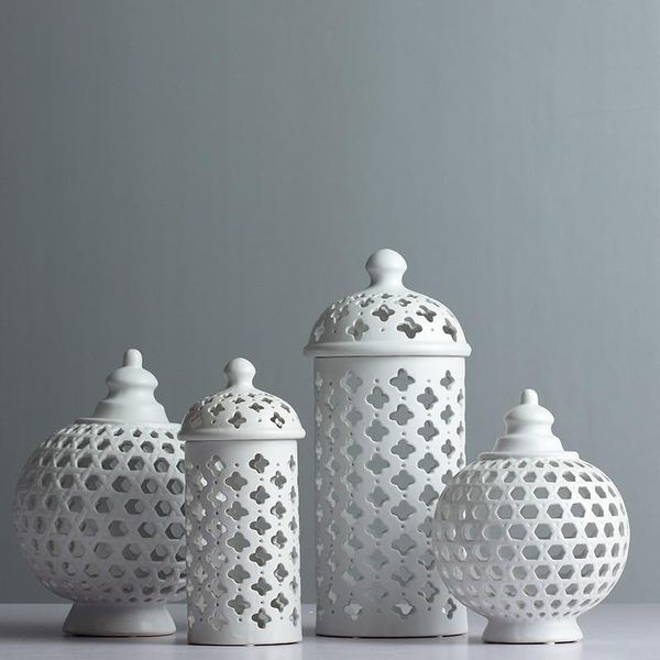 vases handmade hollow circle tube storage tank jar white ceramic flower vase home decoration candle holder room accessories
vases handmade hollow circle tube storage tank jar white ceramic flower vase home decoration candle holder room accessories