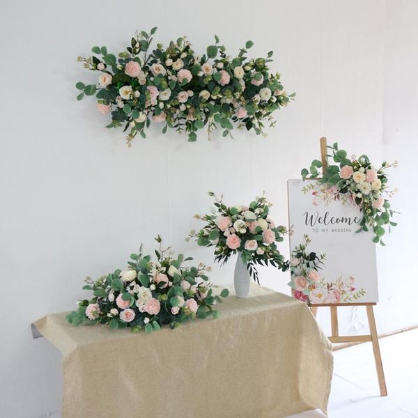 decorative flowers & wreaths flone artificial arrangement wedding welcome sign centerpiece table runners pink backdrop floral stage decorati
decorative flowers & wreaths flone artificial arrangement wedding welcome sign centerpiece table runners pink backdrop floral stage decorati