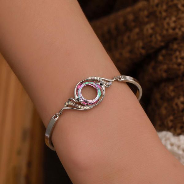 link chain colorful crystal peacock gradient female national style hand jewelry wholesale braceletslink, Black
link chain colorful crystal peacock gradient female national style hand jewelry wholesale braceletslink, Black