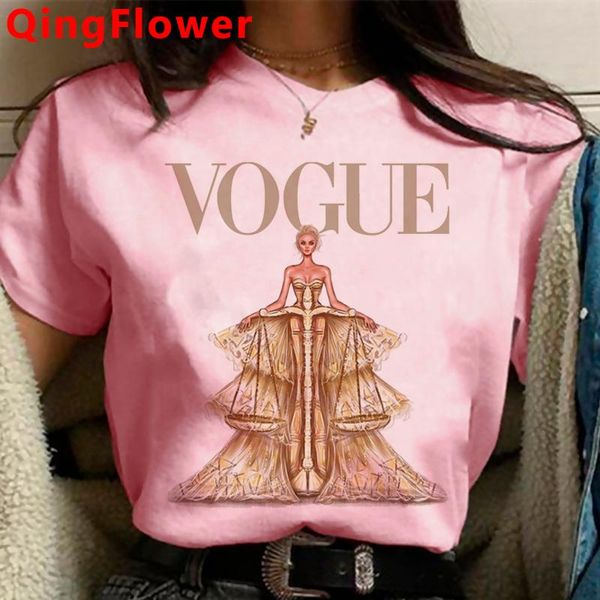 women's t-shirt vogue princess tshirt women couple clothes ulzzang kawaii casual japanese summer top, White
women's t-shirt vogue princess tshirt women couple clothes ulzzang kawaii casual japanese summer top, White