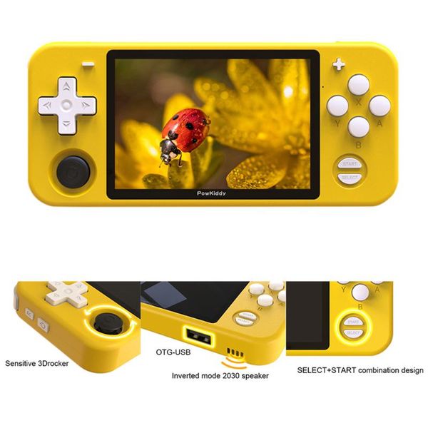 fashion rgb10 retro game console rk2021 open source system pocket rk3326 chip linux child gift portable players
fashion rgb10 retro game console rk2021 open source system pocket rk3326 chip linux child gift portable players