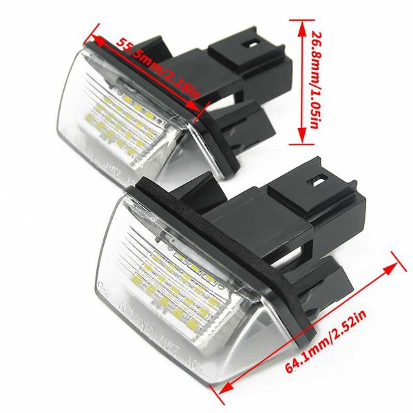 car rear view cameras& parking sensors 2pcs 18 led license plate lights lamp for 206 207 307 308 406 c3/c4/c5/c
car rear view cameras& parking sensors 2pcs 18 led license plate lights lamp for 206 207 307 308 406 c3/c4/c5/c