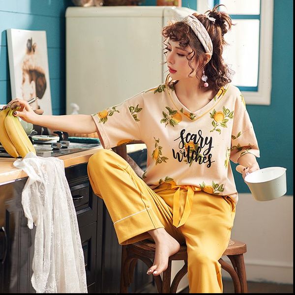 summer pyjamas 100%cotton pajamas set women sleepwear short long pants floral v neck big size xxl ladies nightwear, Black;red
summer pyjamas 100%cotton pajamas set women sleepwear short long pants floral v neck big size xxl ladies nightwear, Black;red