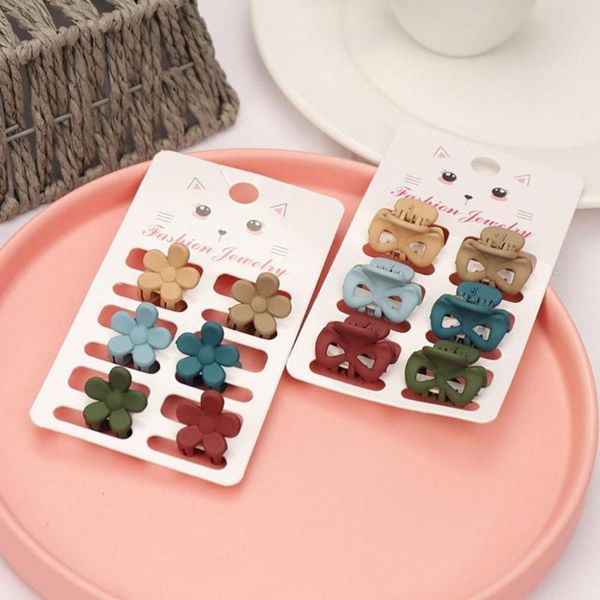 hair accessories 6pcs/set bow flower little crab claw barrettes women girls tortoiseshell plastic small clamp clip mini hairpin, Slivery;white
hair accessories 6pcs/set bow flower little crab claw barrettes women girls tortoiseshell plastic small clamp clip mini hairpin, Slivery;white